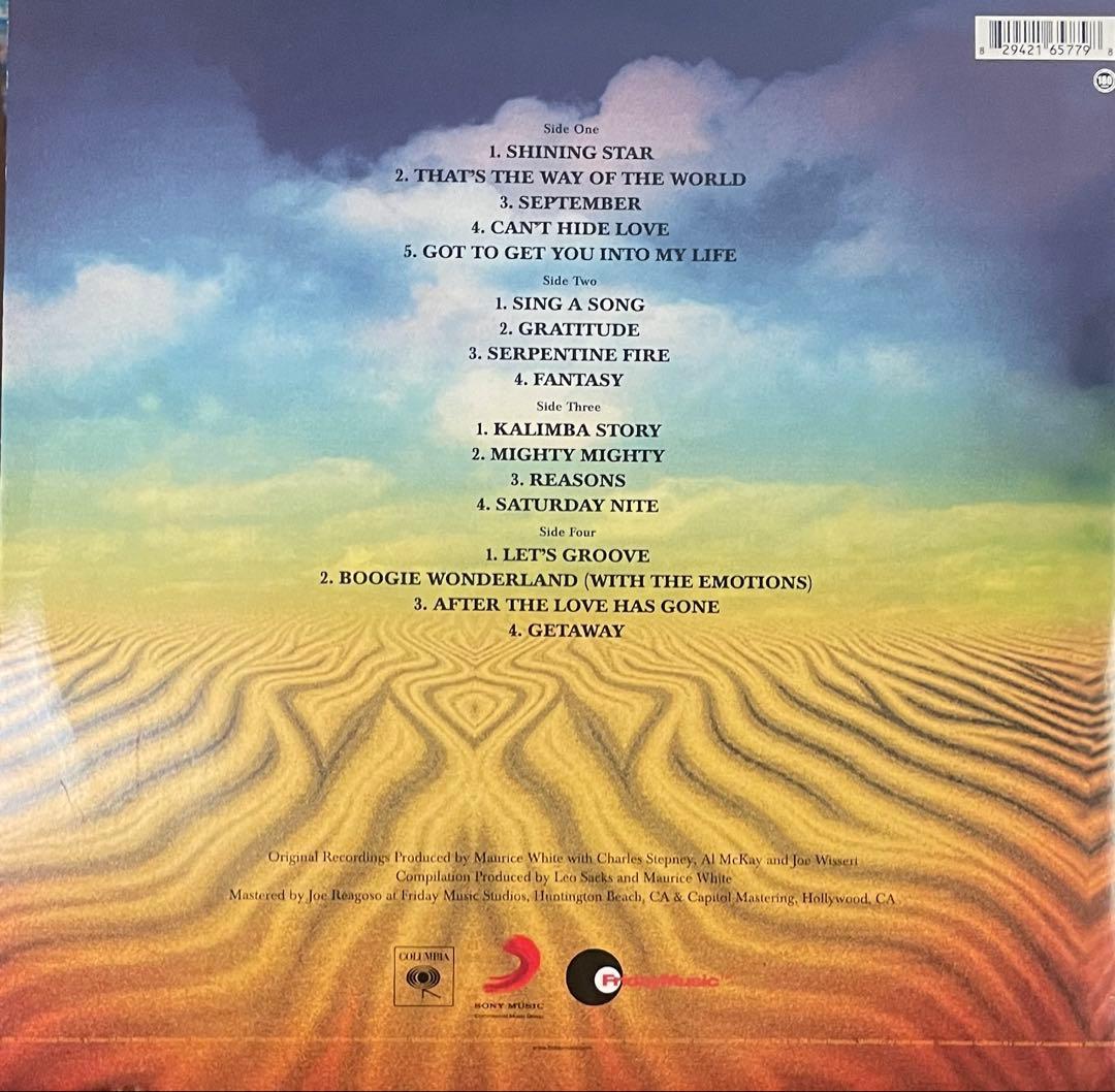 Earth Wind & Fire Greatest Hits レッドヴァイナル