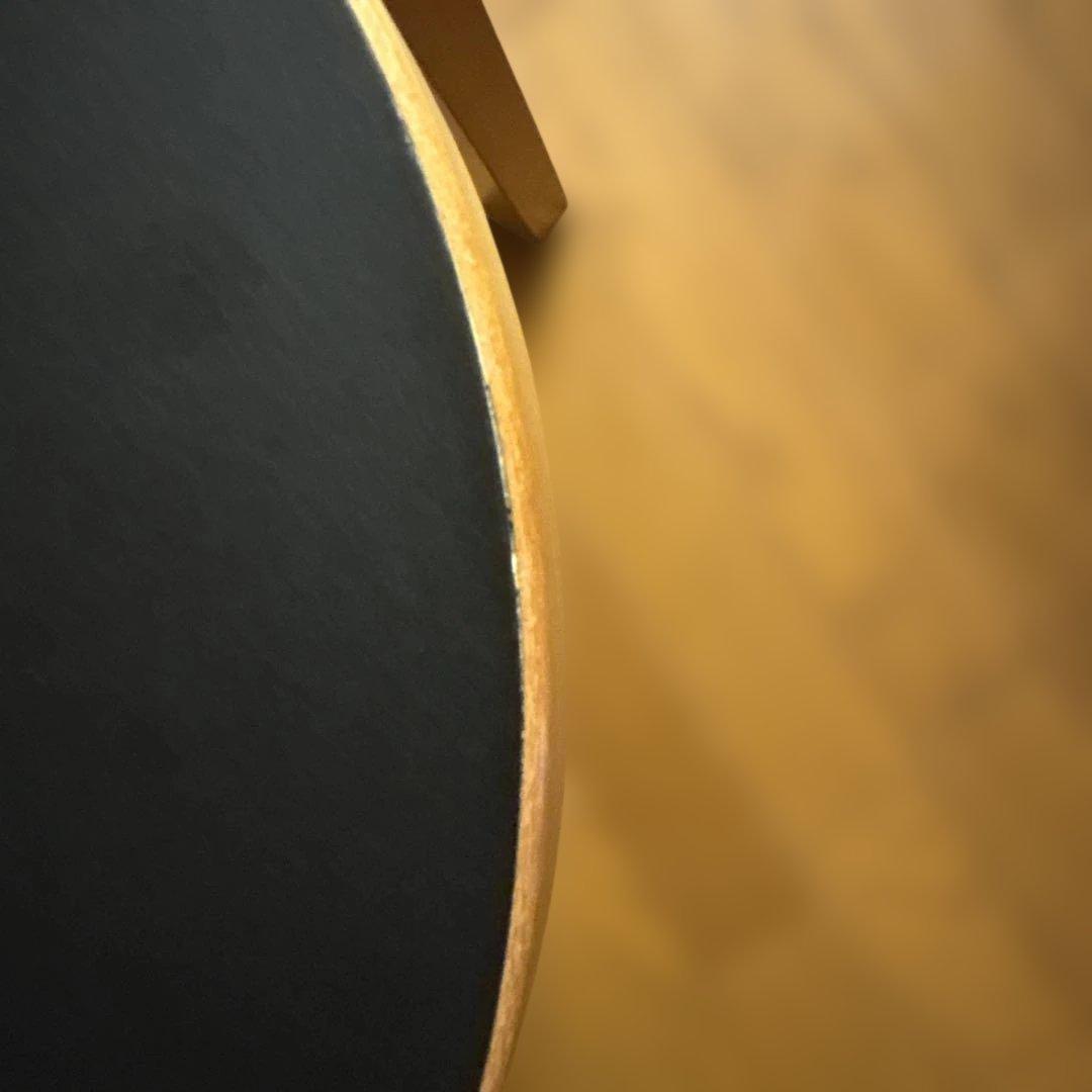 artek アルテック　stool60 スツール60 ブラックリノリウム　3本脚