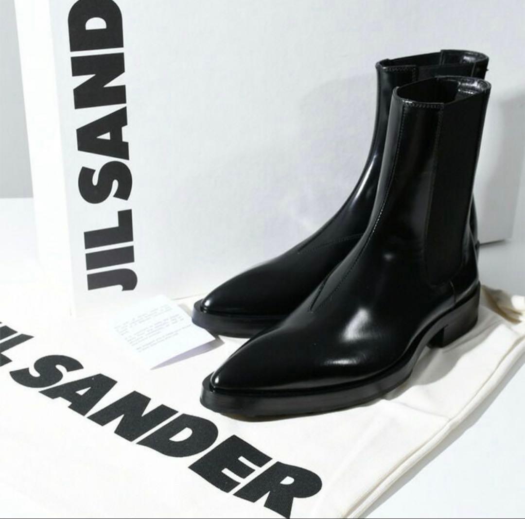 【最安値】JIL SANDER サイドゴアブーツ 37