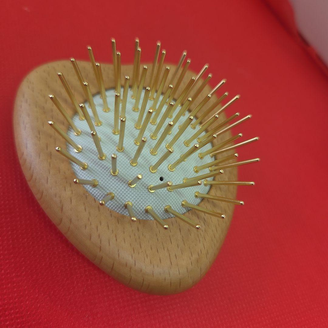 スノーフォックス　カッサ　ウッドミニハート　ヘアブラシ