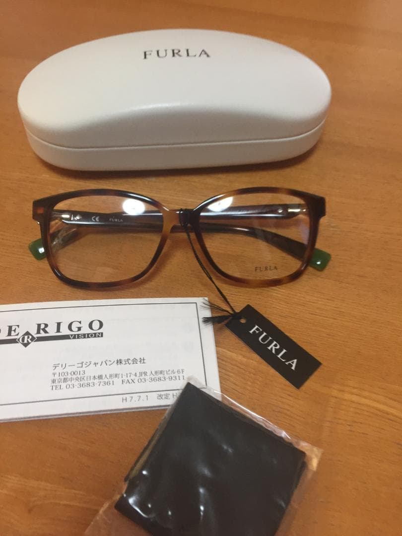★美品・ FURLA メガネ 眼鏡 アイウェア レディース メンズ
