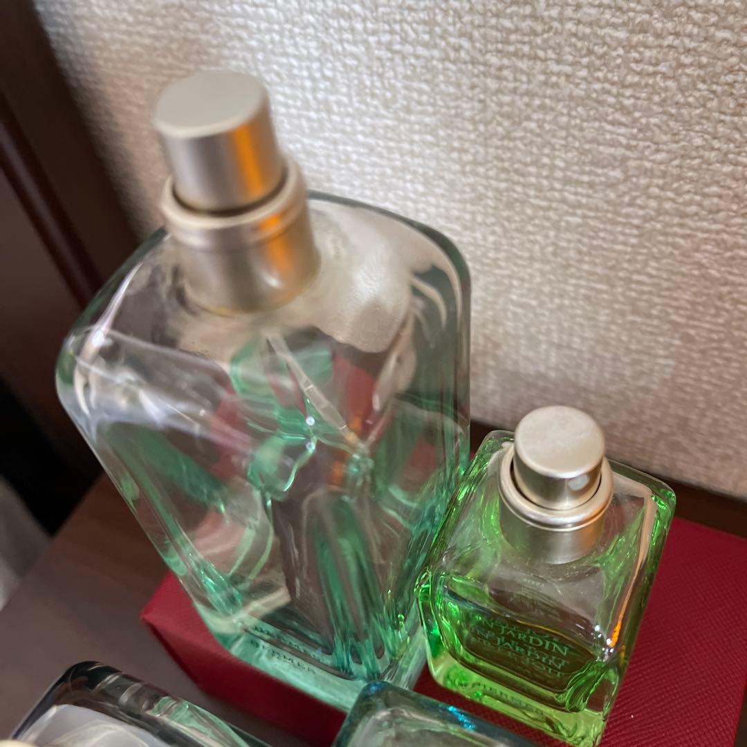エルメス　庭シリーズの香水4本セット（かなり使用済）