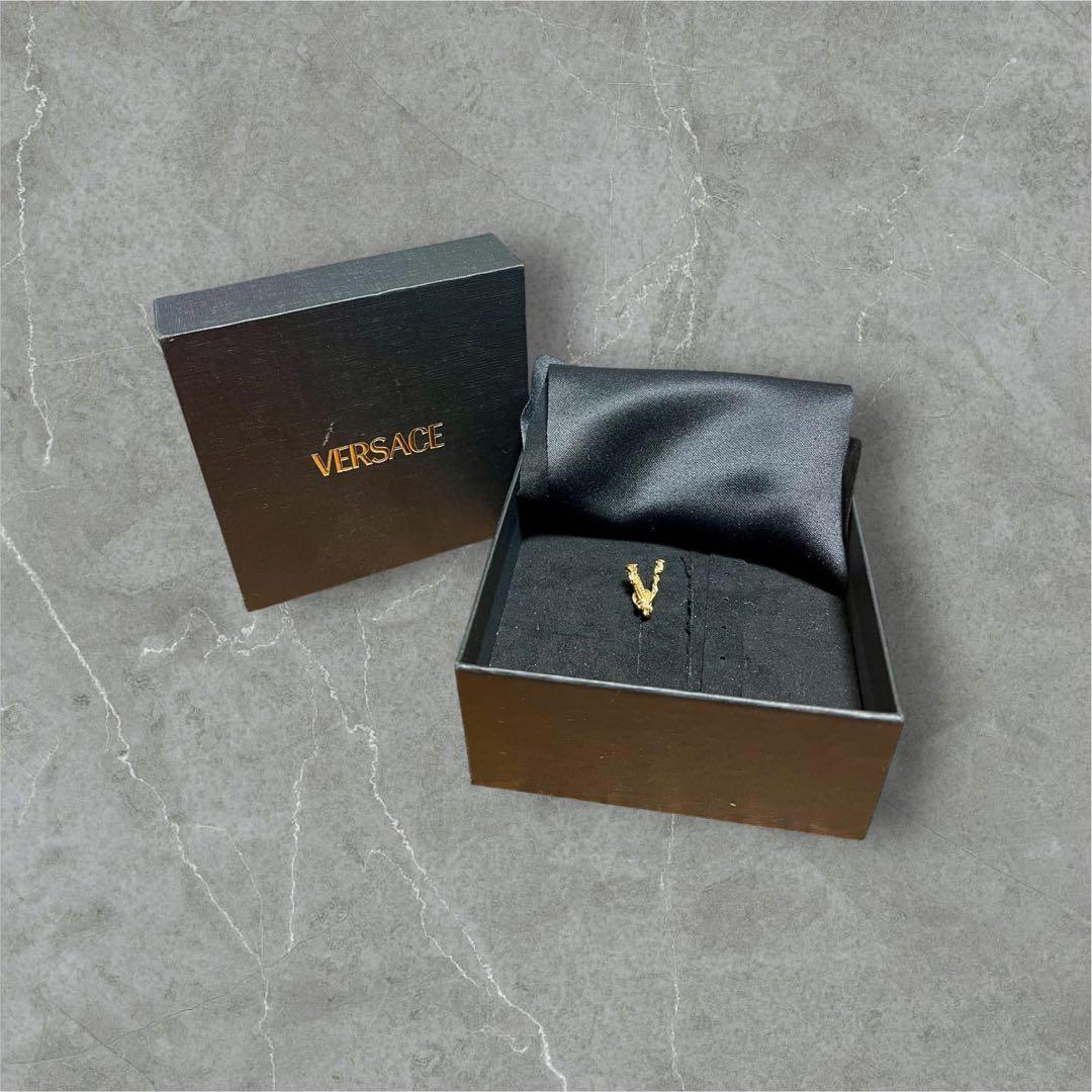 ベルサーチ ヴィルトゥス VERSACE VIRTUS ピアス ゴールド 片耳