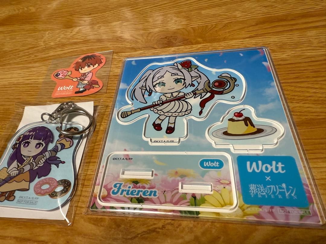 Wolt × 葬送のフリーレン 限定コラボグッズ 3点