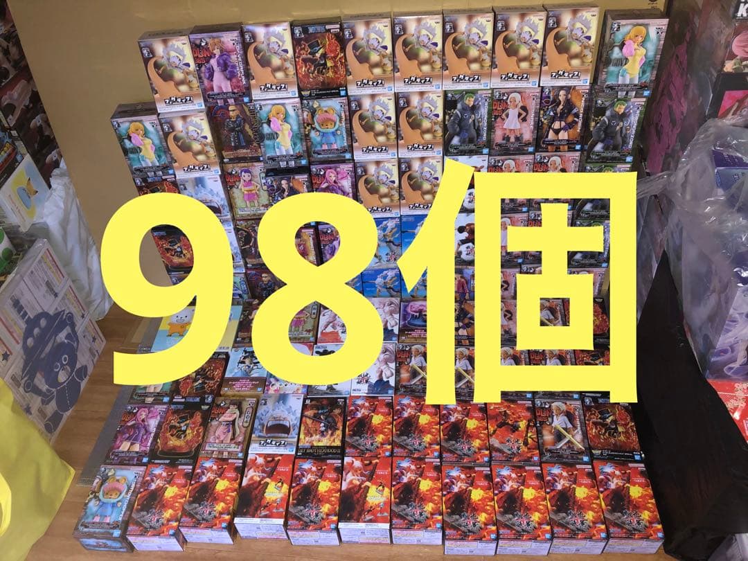 ワンピース　フィギュア　ニカ　ゾロ　ルフィ　Sスネーク　エッグヘッド　98個