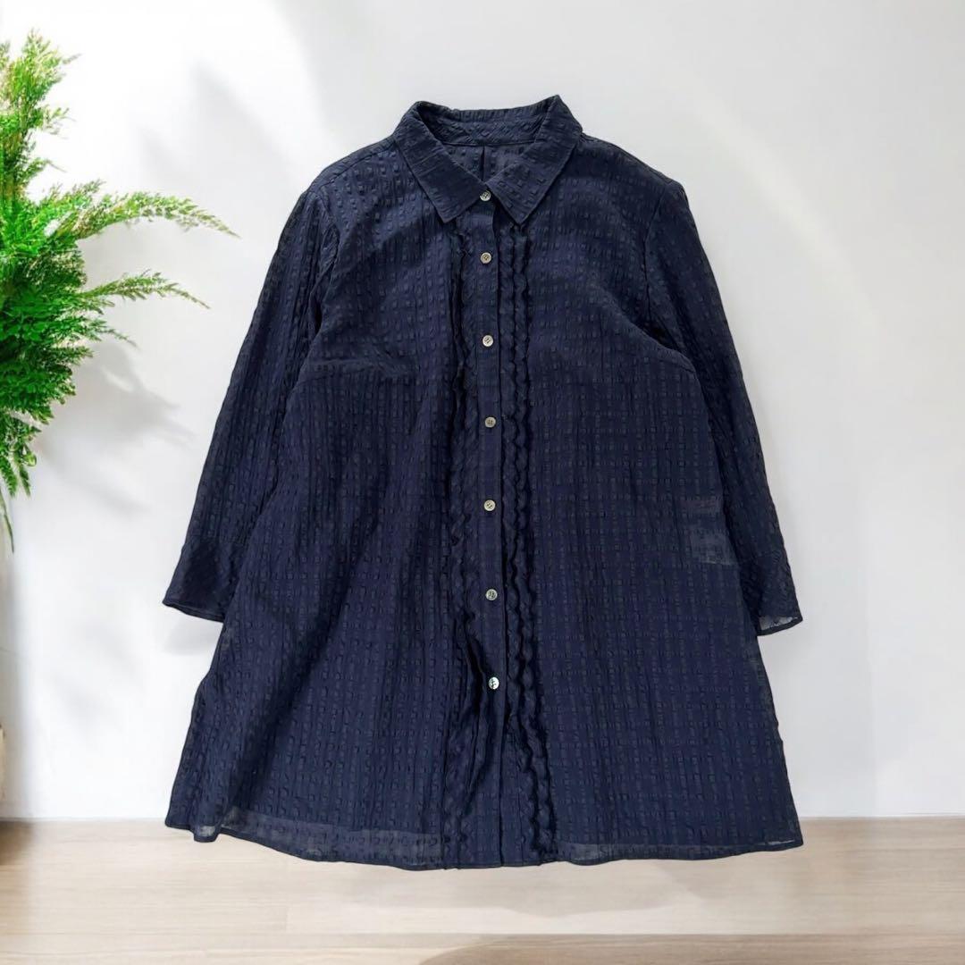 570 488おまとめ 大きいサイズ17+ レリアンコットンリネン シャツ