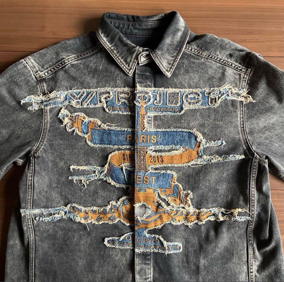 Y/PROJECT ワイプロジェクト ParisBestPatch デニムシャツ