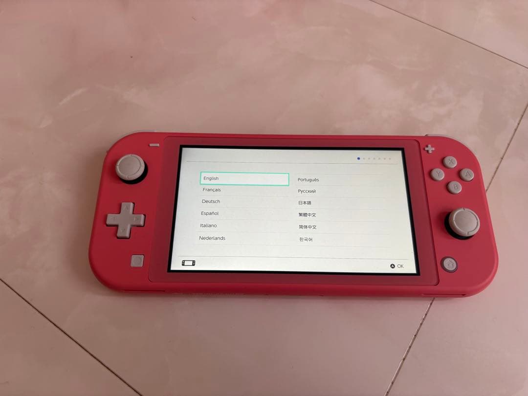 Nintendo Switch Lite コーラル ピンク 本体 箱・充電器付き
