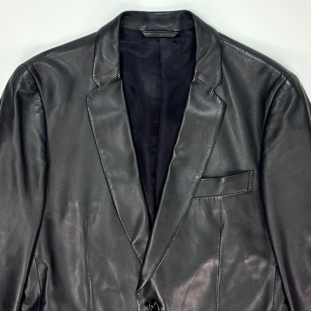 美品✨ポールスミス レザー テーラードジャケット ラムレザー 2B