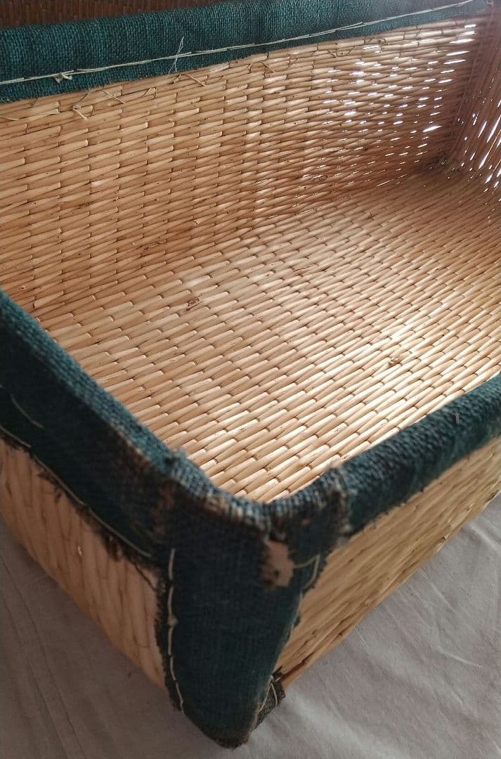 昭和レトロ 柳行李　大サイズ やなぎこおり レトロ