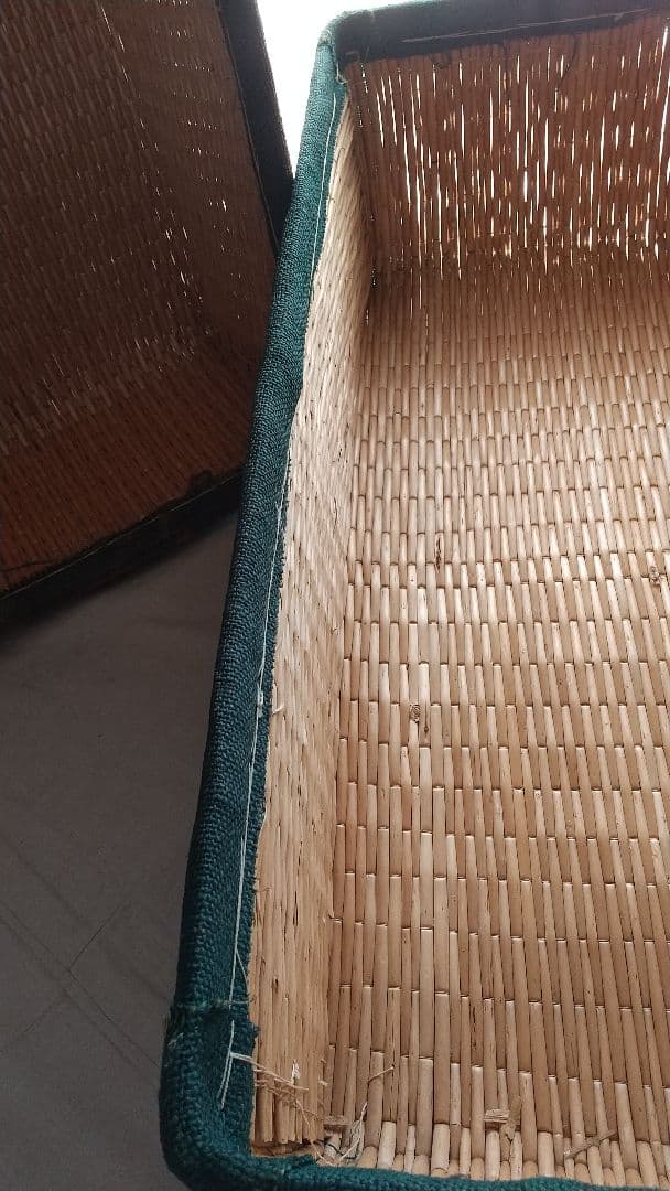 昭和レトロ 柳行李　大サイズ やなぎこおり レトロ