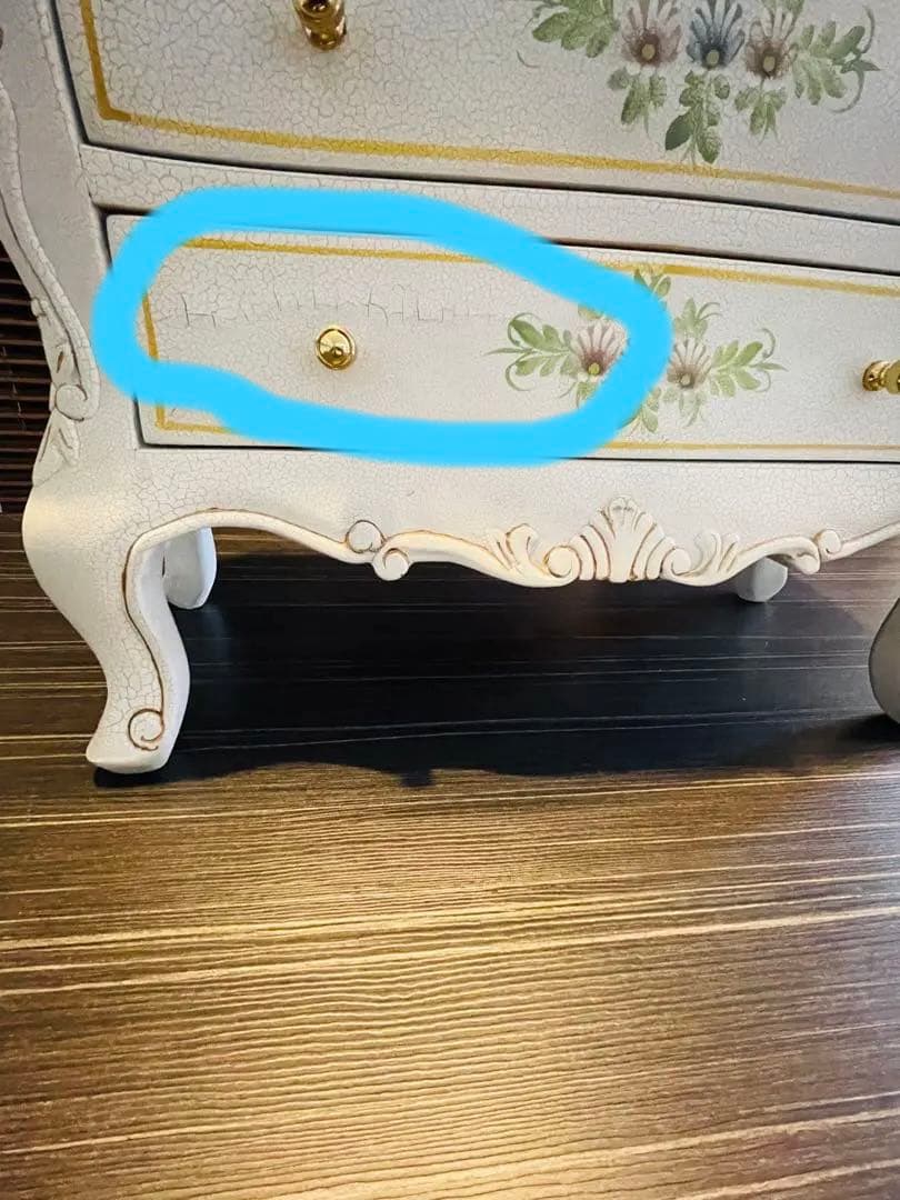 卓上チェスト　アンティーク調ヨーロピアン家具　小物入れ