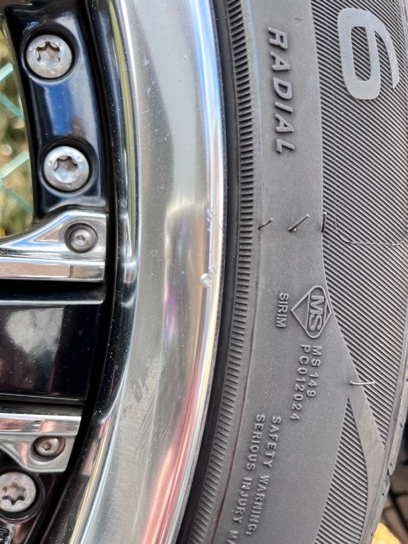 深リムVIP クラブリネアCL-30 20インチ 5穴 4本セット　アルヴェル