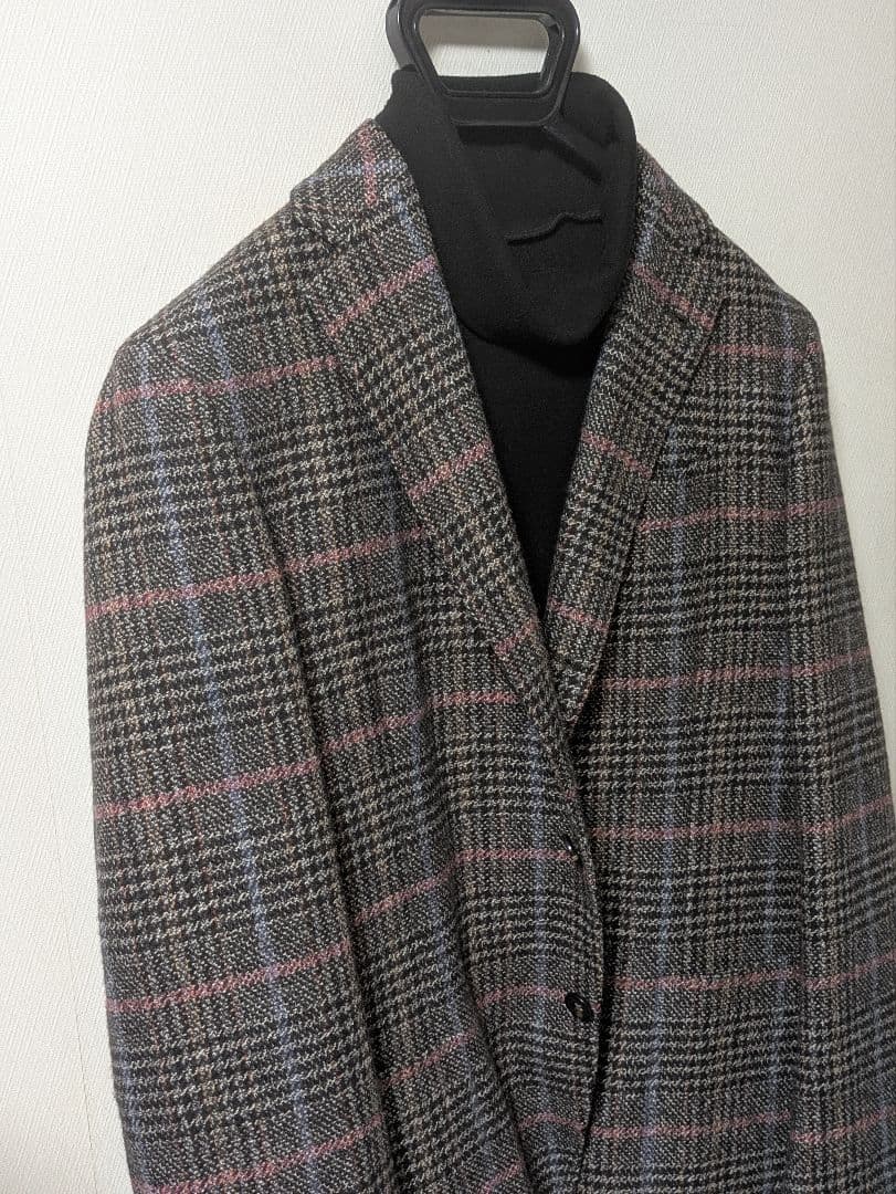 ラルディーニ メンズテーラードジャケット 48 ブラウン 本切羽