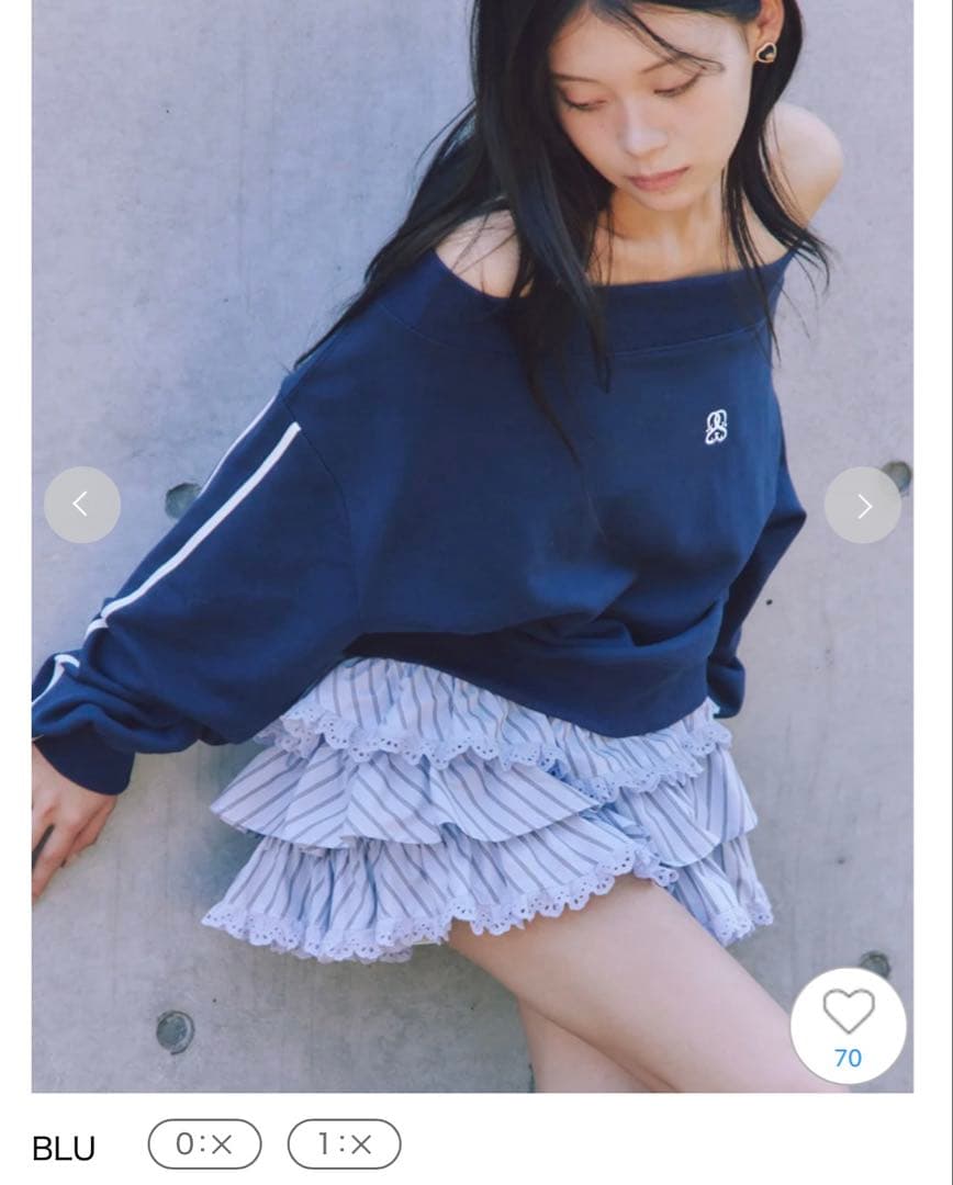 ୨*୧様 ラッフルティアードスカショーパン