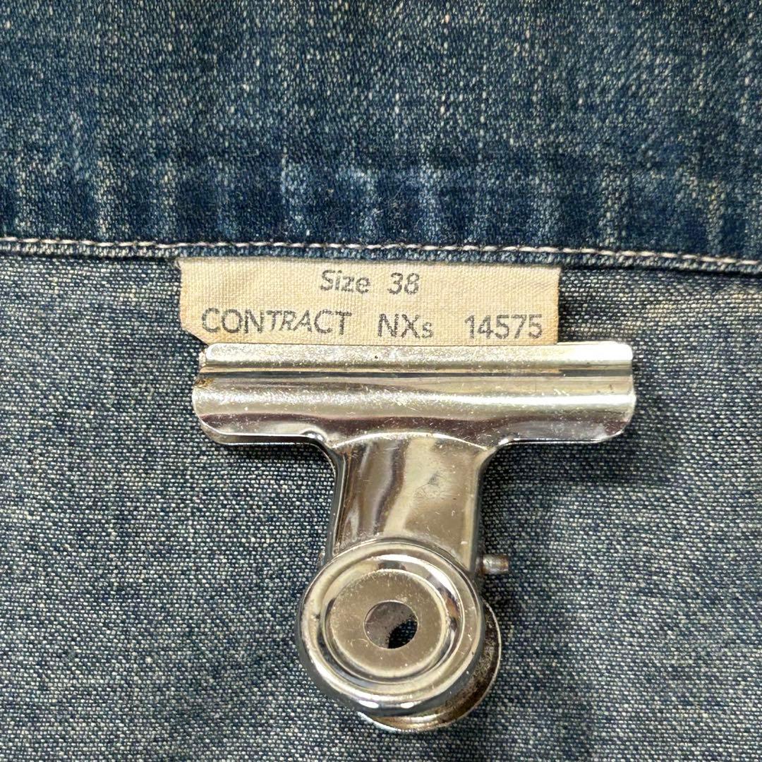 BUZZ RICKSON'S US NAVY デニム　ショールカラーカバーオール