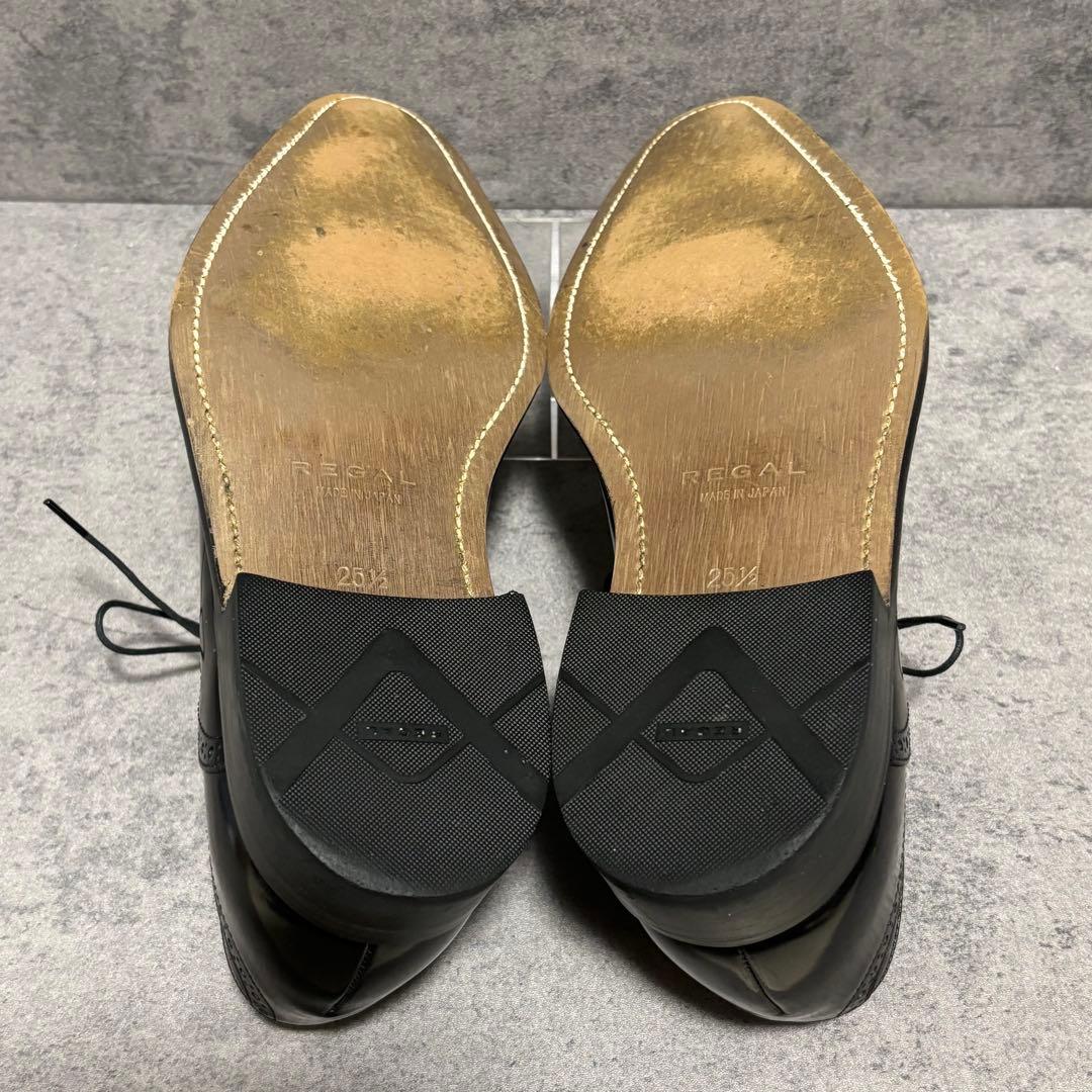 極美品　リーガル　ビジネスシューズ　ストレートチップ　ブラック　2270