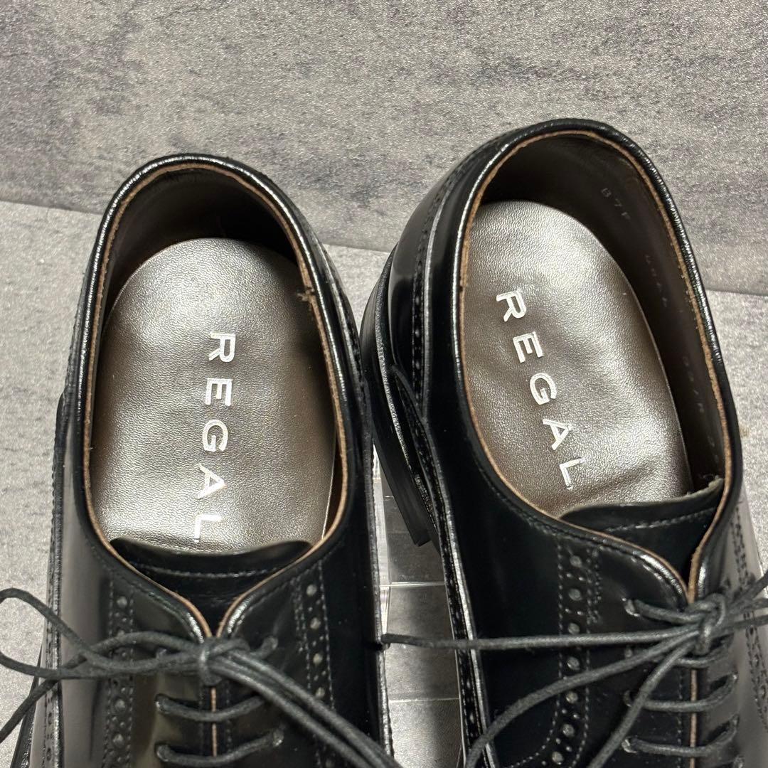 極美品　リーガル　ビジネスシューズ　ストレートチップ　ブラック　2270