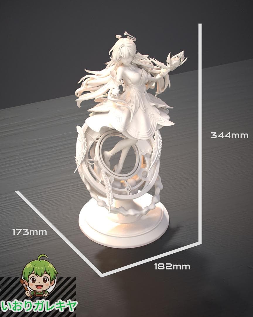 1/7　未塗装 未組立　フィギュア　ガレージキット　ロビン　崩壊:スターレイル