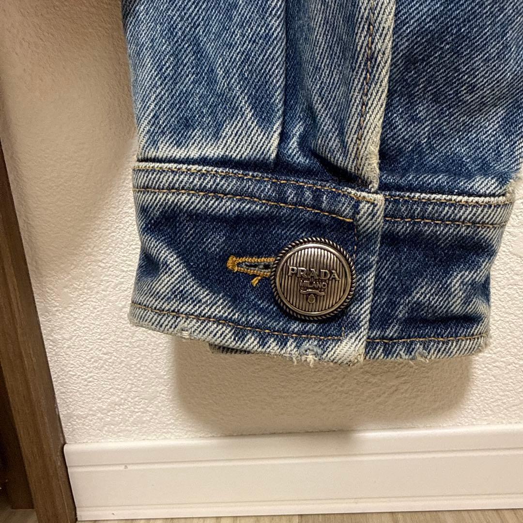 プラダ　デニム　ブルゾン　ジャケット