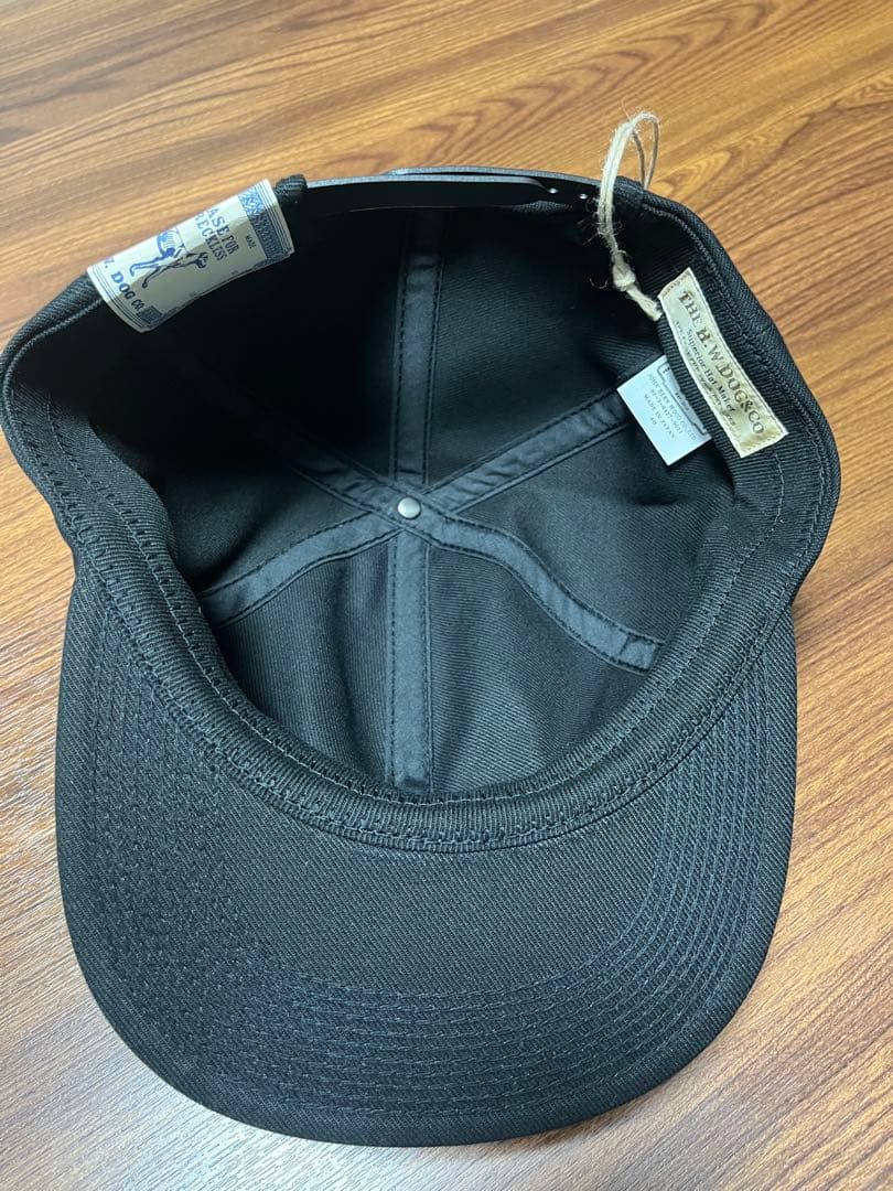 かいと様　H.W.DOG & CO. ブラックワークキャップ サイズ40