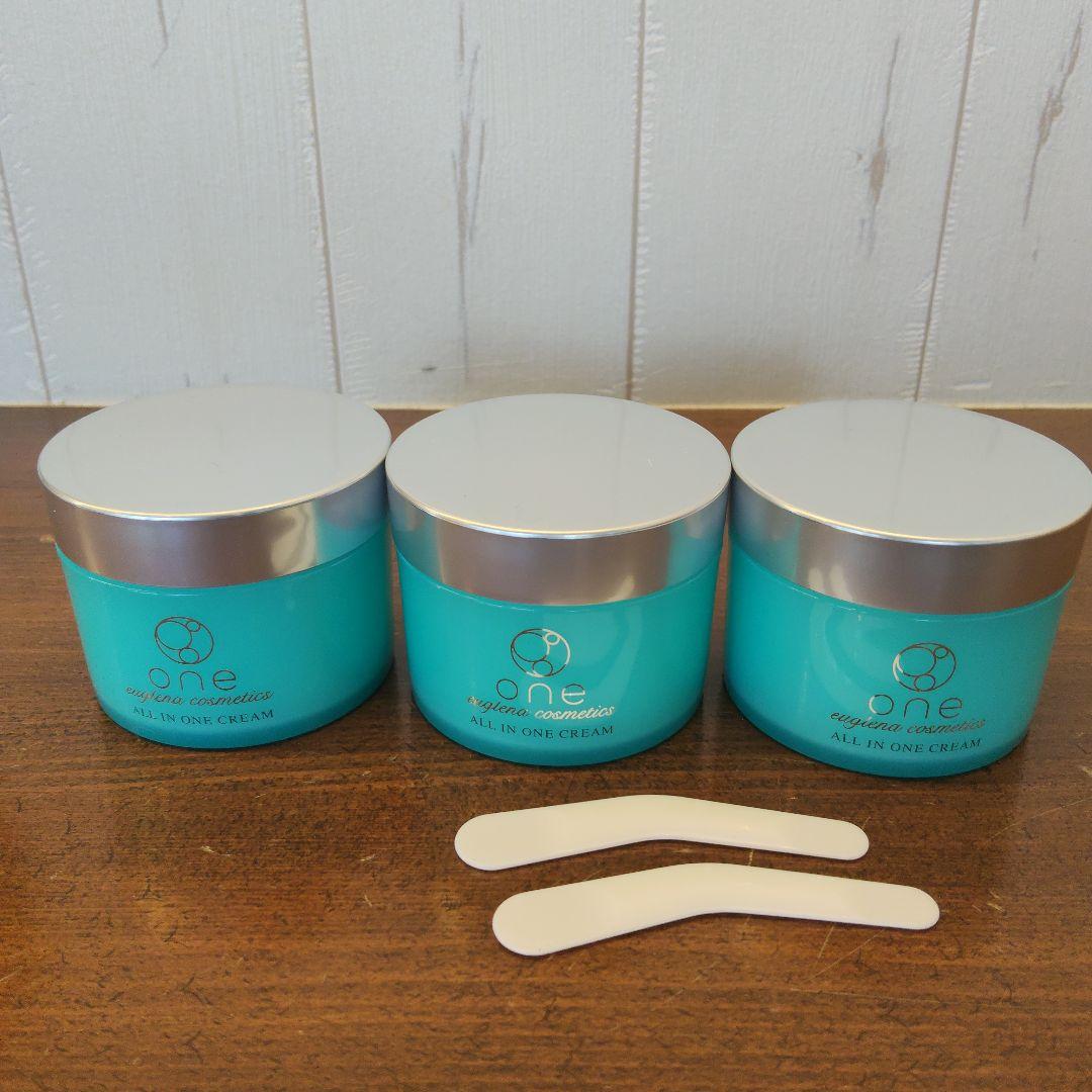 【新品未使用】ユーグレナ one オールインワンクリーム ST a 80g×3
