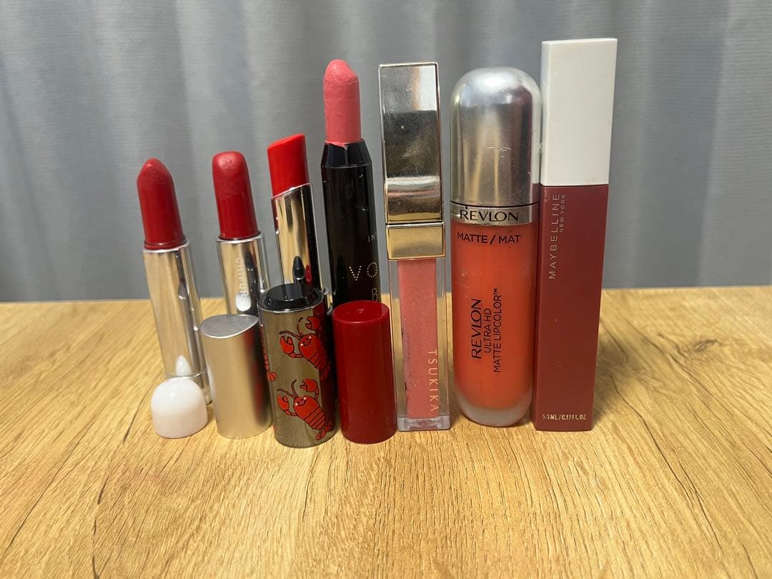 リップ　コスメ19点まとめ売り　デパコス　韓国コスメ　バラ売り対応　未使用あり