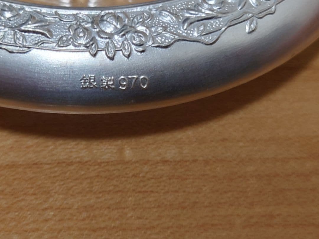 GじーじーG　純銀製銀細工 純銀コースター 　SILVER 21個セット