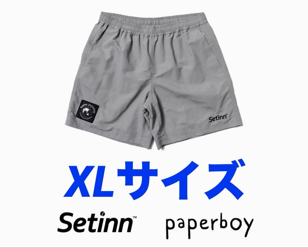 XLサイズ　Setinn × Paperboy Tour shorts