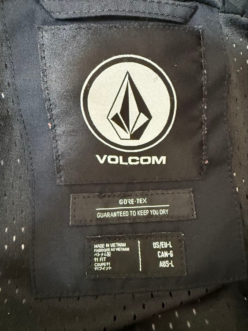 VOLCOM DUA GORE-TEX ブラックジャケット L