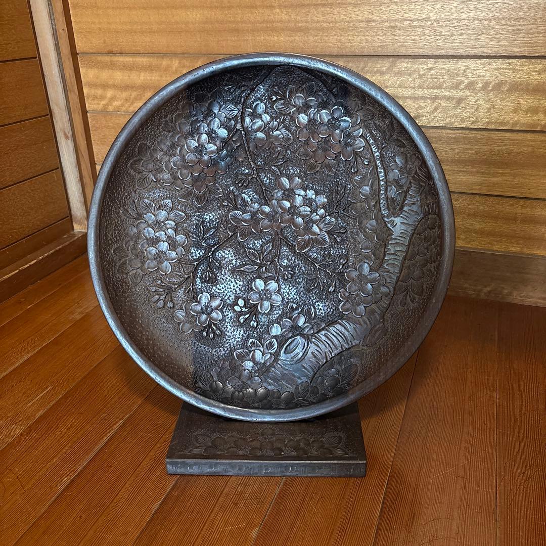 軽井沢彫　飾り盆