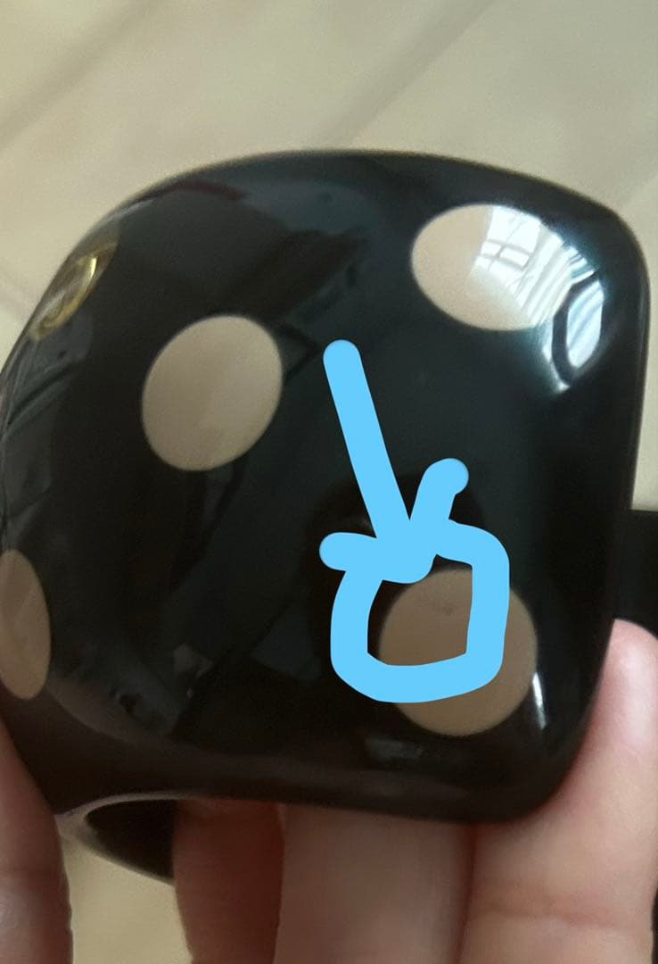 CHANEL シャネル　中古　美品　バングル　ココマーク　水玉