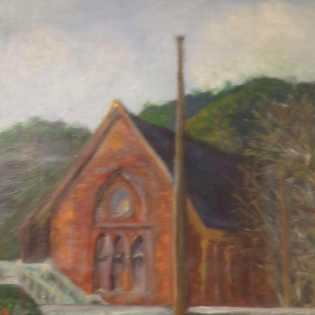 王子図書館 油彩画