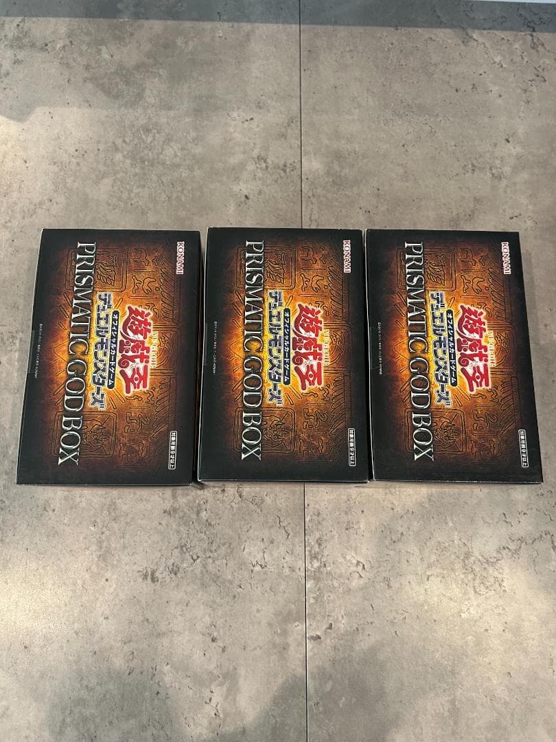 新品 遊戯王 プリズマティックゴッドボックス オシリス ラー オベリスク