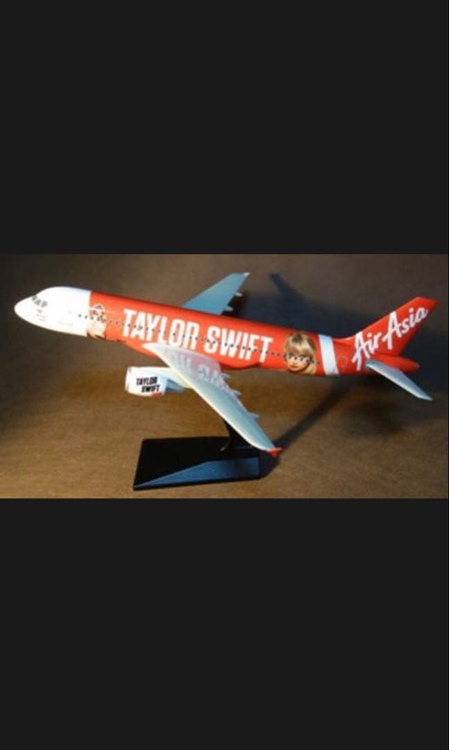 【希少美品】Air Asia Taylor Swift A320 Livery