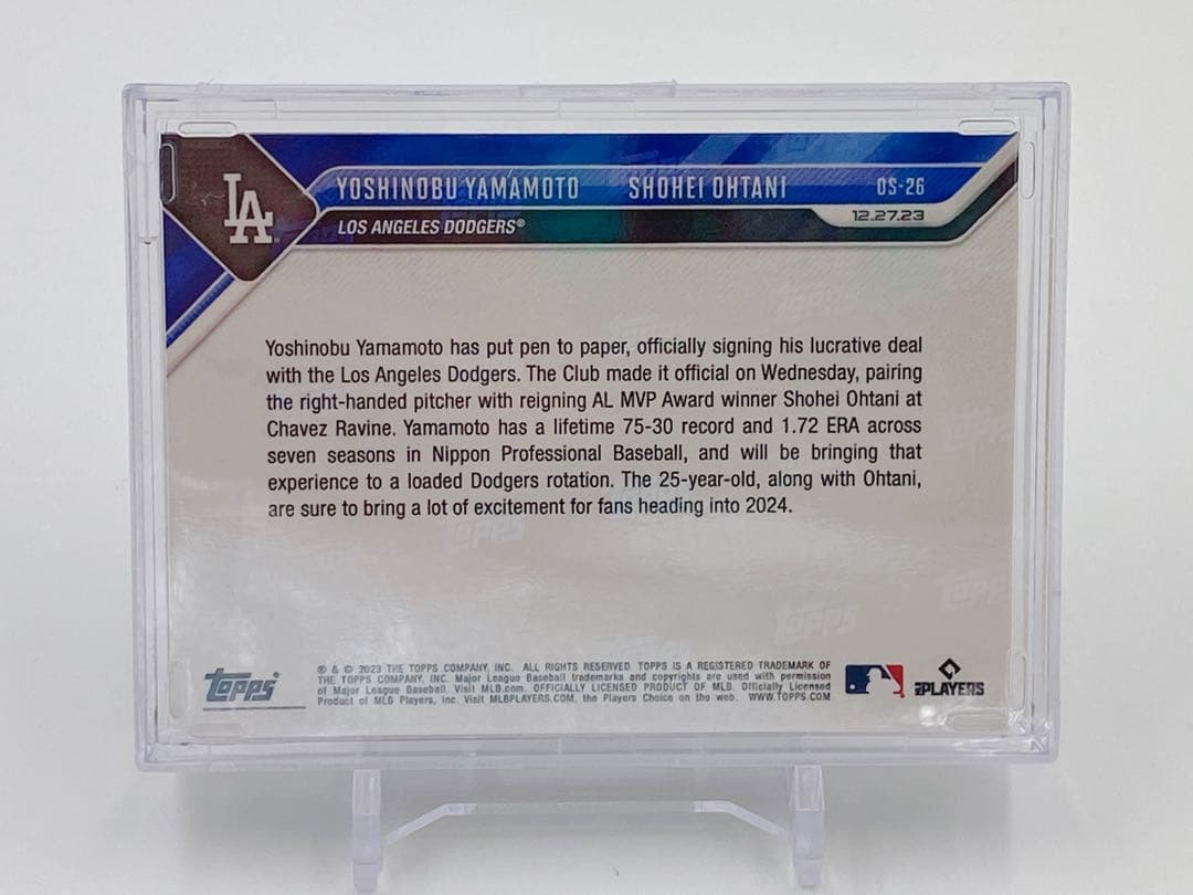 TOPPS 大谷翔平 山本由伸 入団会見 カード 20枚セット