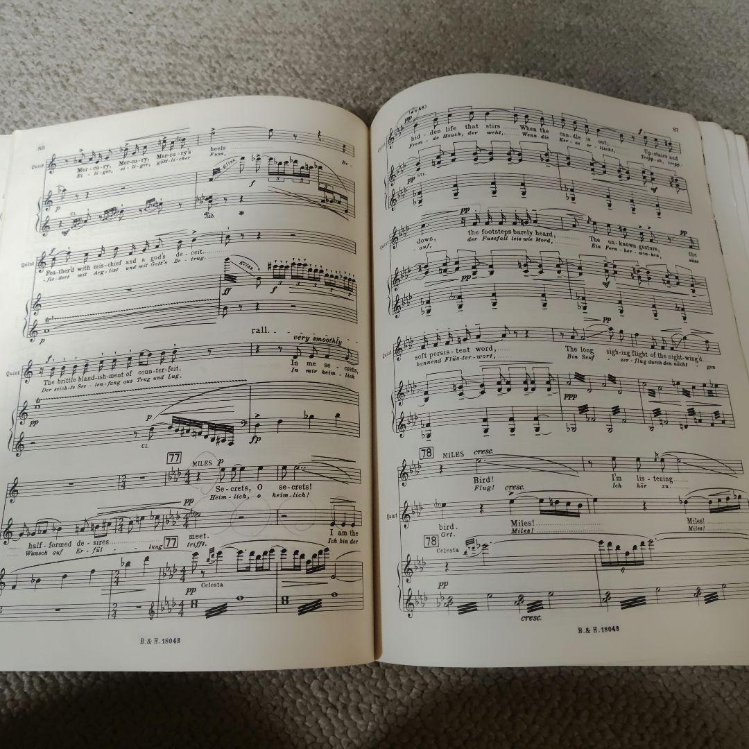 The Turn of the Screw 楽譜