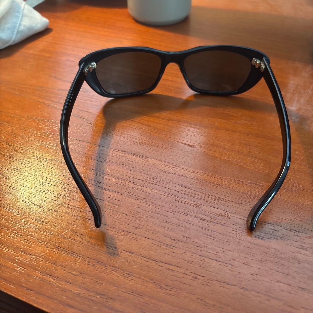 60's フレンチヴィンテージ　ブラック セルロイド　サングラス(コグマ)