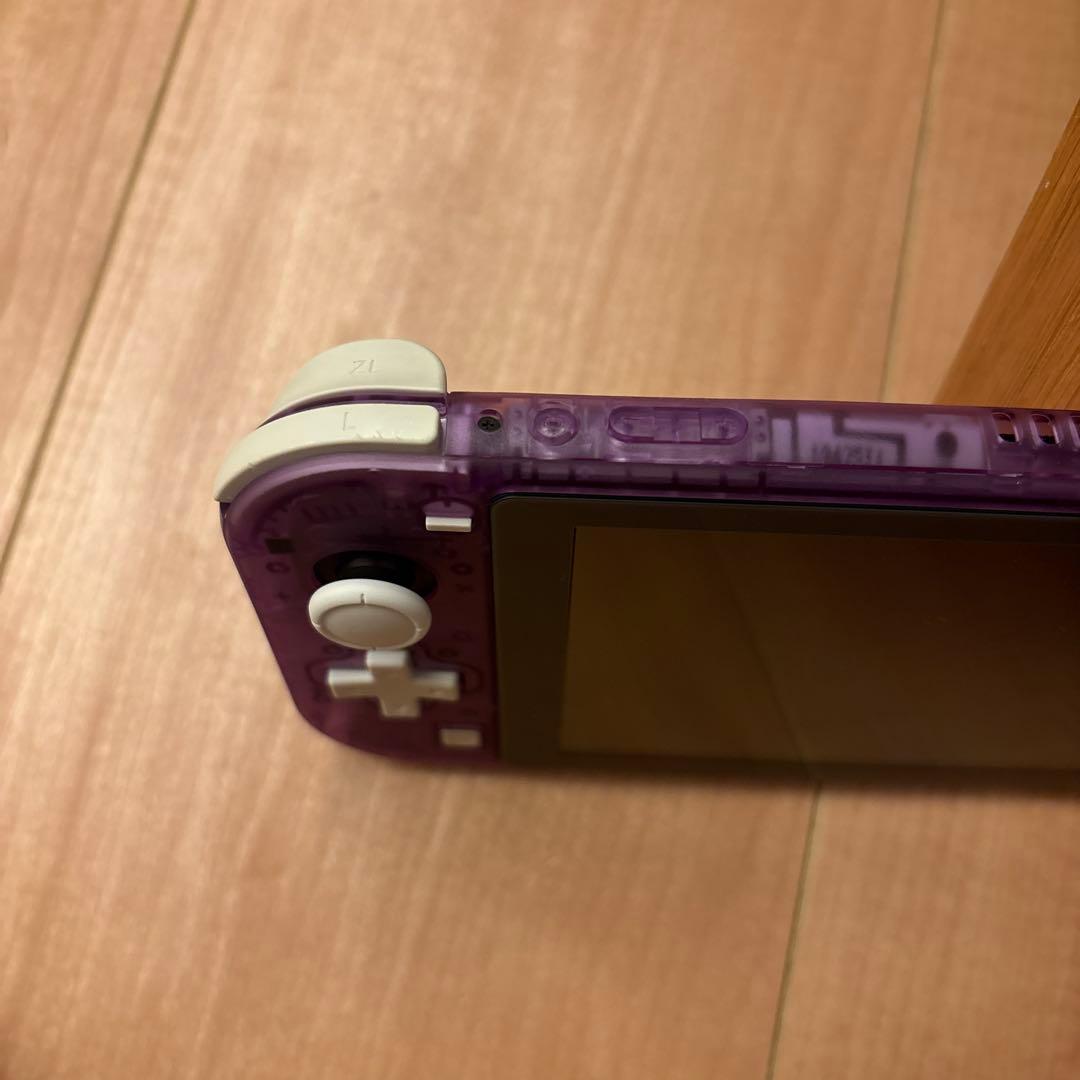Nintendo Switch Lite クリアパープル仕様カスタム品