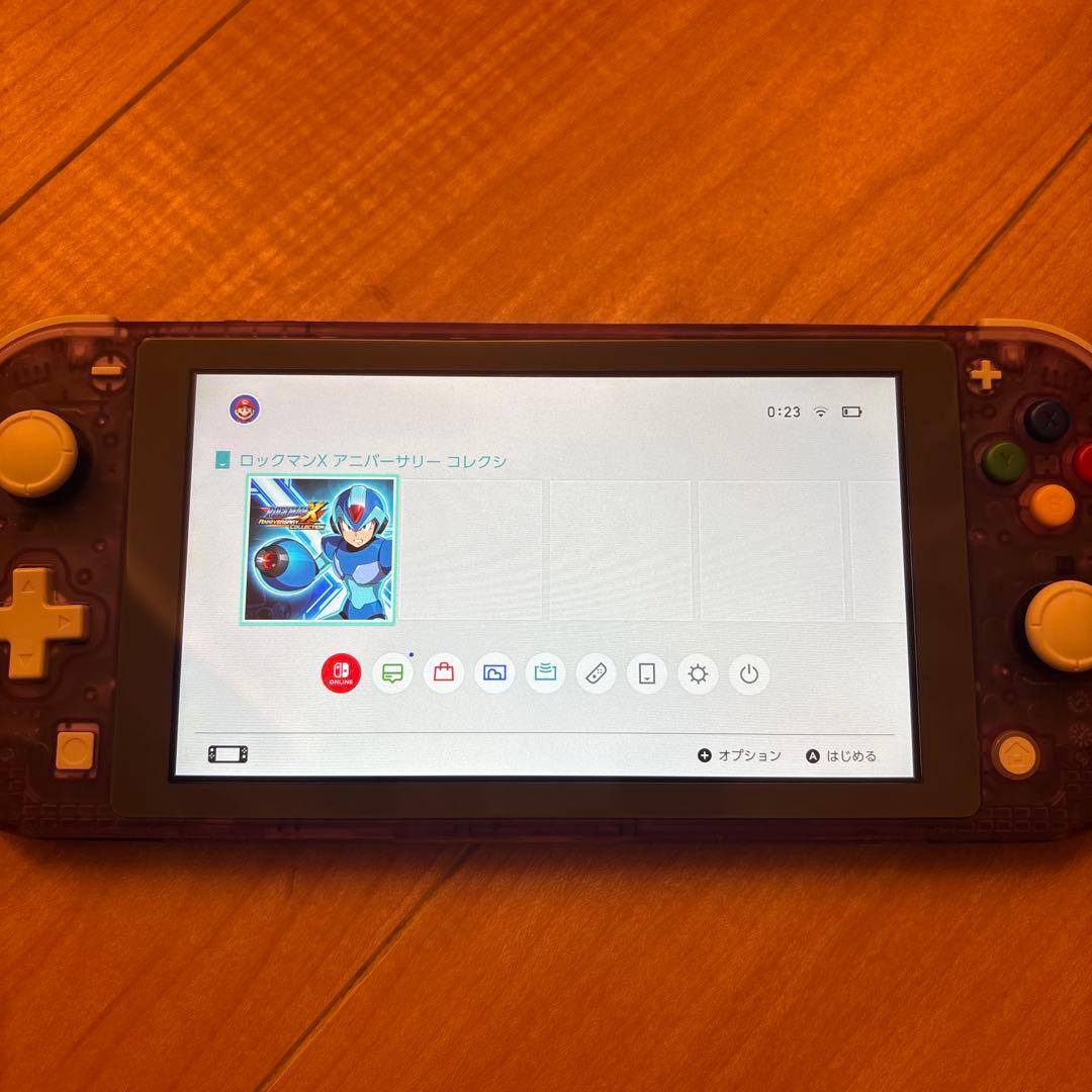 Nintendo Switch Lite クリアパープル仕様カスタム品