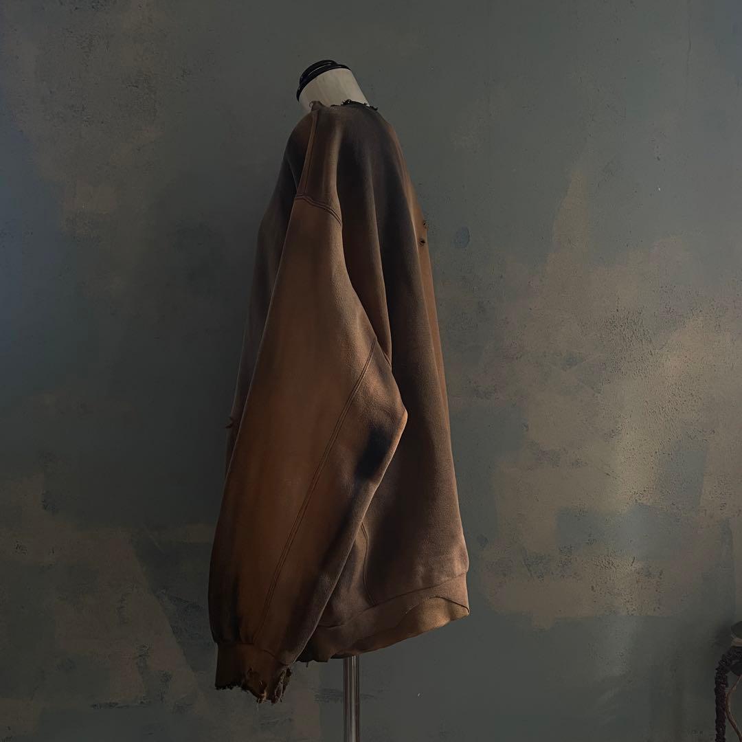 80's“万国旗タグ”adidas“鬼フェード”boro sweat