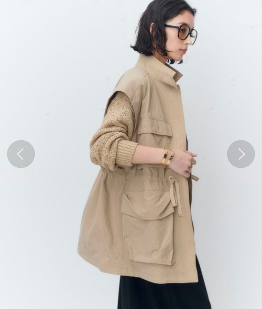 カレンソロジー　ミリタリー2wayブルゾン