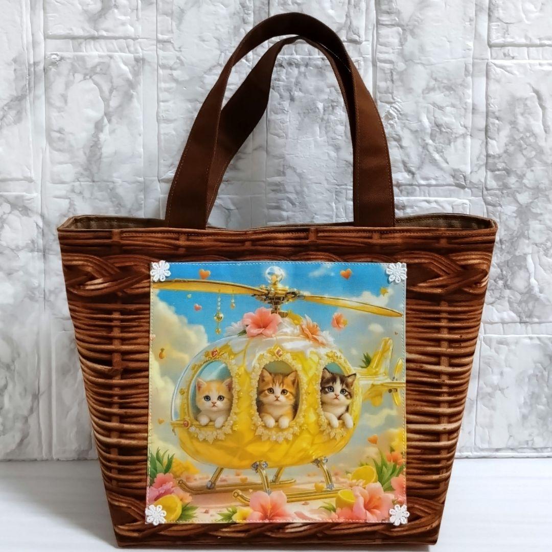 【2個口目】ミニトートバッグ　ガーゼハンカチ