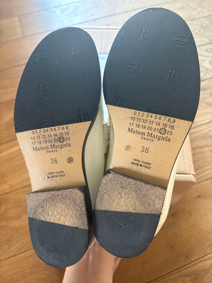 Maison Margiela ホワイト ローファー 36