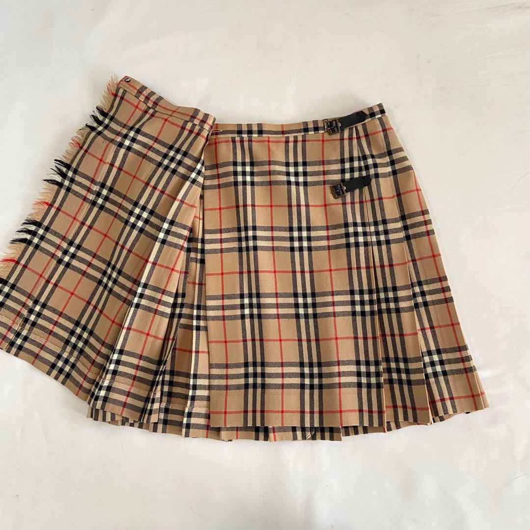 スカート Burberry London Blue label wrap skirt 36