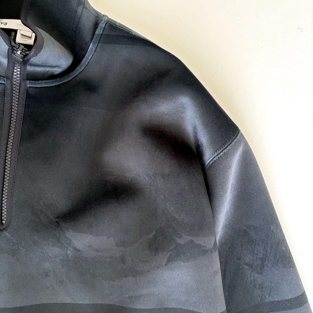Y-3 VELVET SPACER ZINE ハーフジップ グラフィック