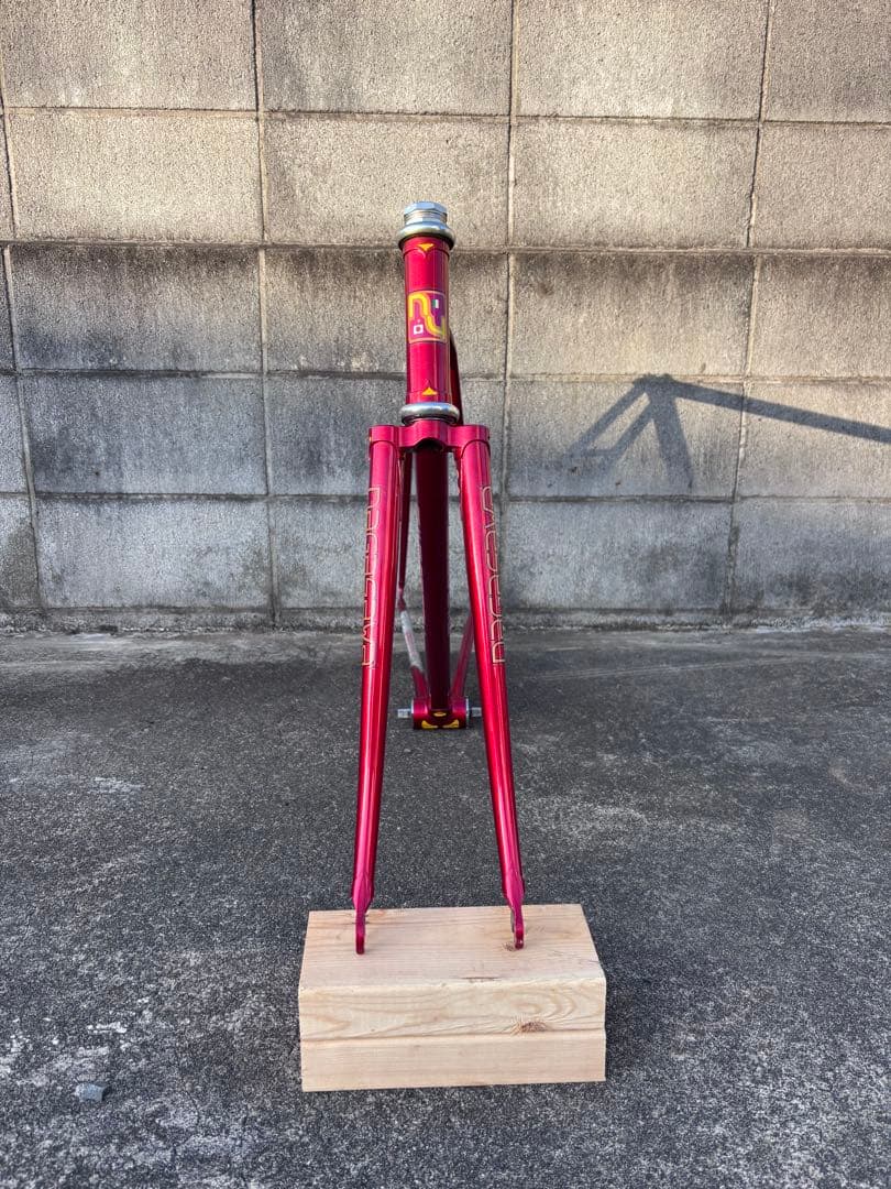 ピ*ザ様 NAGASAWA ピストバイク フレーム NJS 中野レッド C-C5