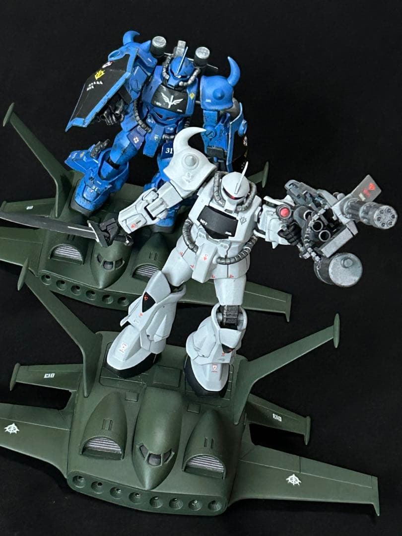 グフR35&グフ＆ドダイ×2ジオン軍2機編隊セットHG1/144ガンプラジャンク