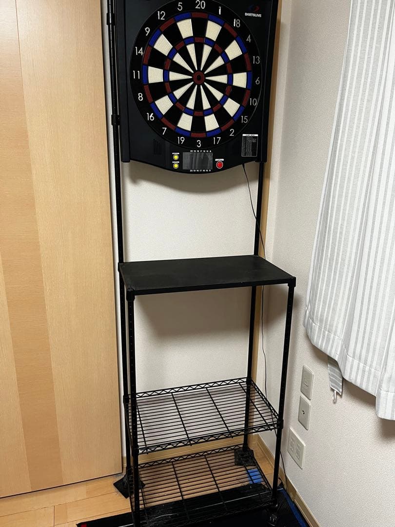 DARTSLIVE-100S ダーツボード スタンド、マット、ハウスダーツセット