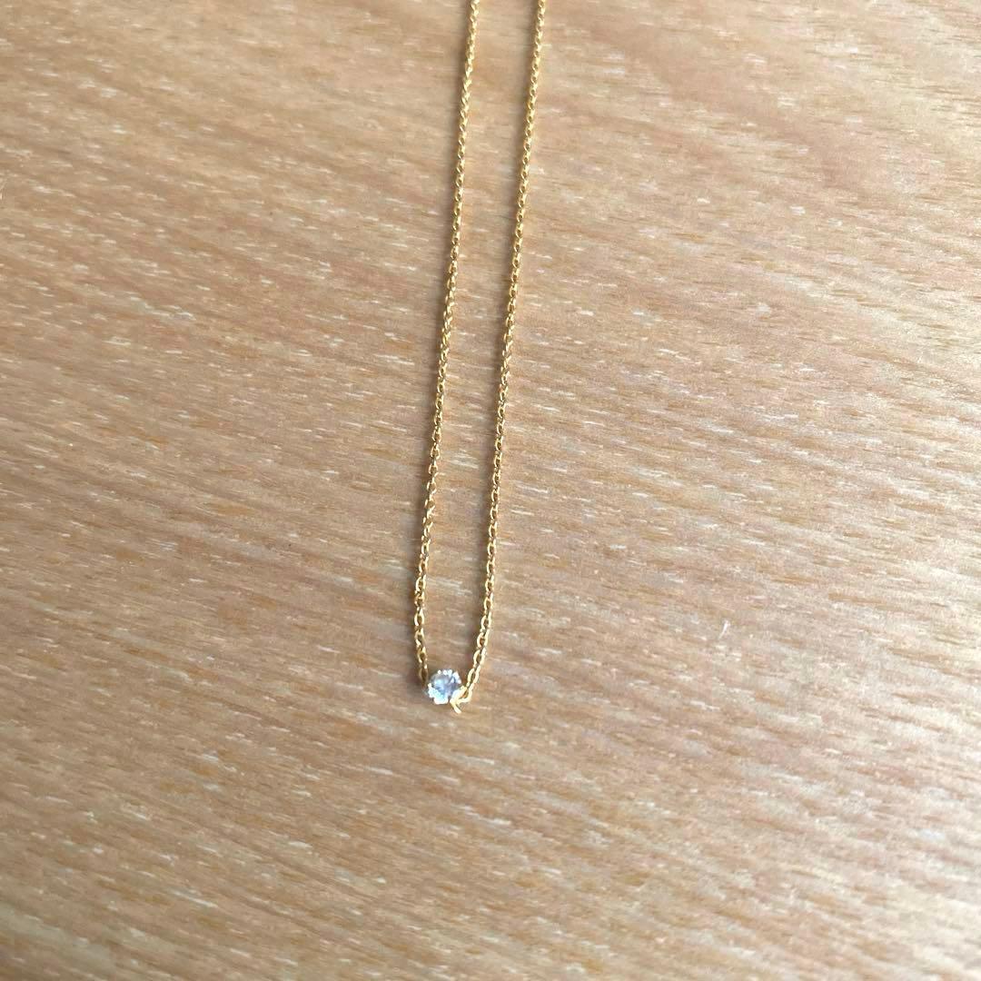 18k プチダイヤモンド ネックレス